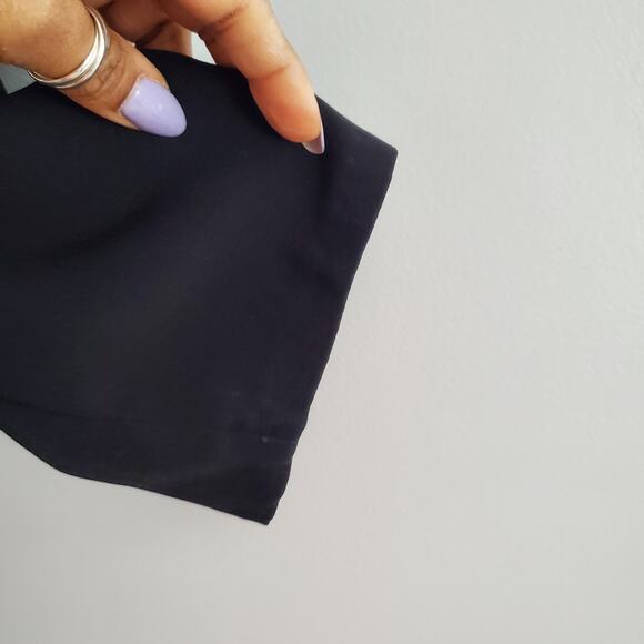 Evan Picone Vintage Black Button Sheath Dress 16 - Picture 5 of 8